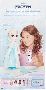 Disney Die Eiskönigin – Frozen – Singende ELSA-Puppe 35 cm, singend „Let It Go“, inklusive Zubehör für zusätzlichen Spielspaß, perfekt für Mädchen ab 3 Jahren, 225306, Türkis