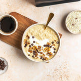 Protein Works - Protein Porridge 360 | Mythos Zusätzliche Vitamine und Mineralien | Proteinreiches Frühstück | Kalorienarme Haferflocken | 6 Portionen | Bananen-Schoko-Chip | 500G Müsli Naty Shop