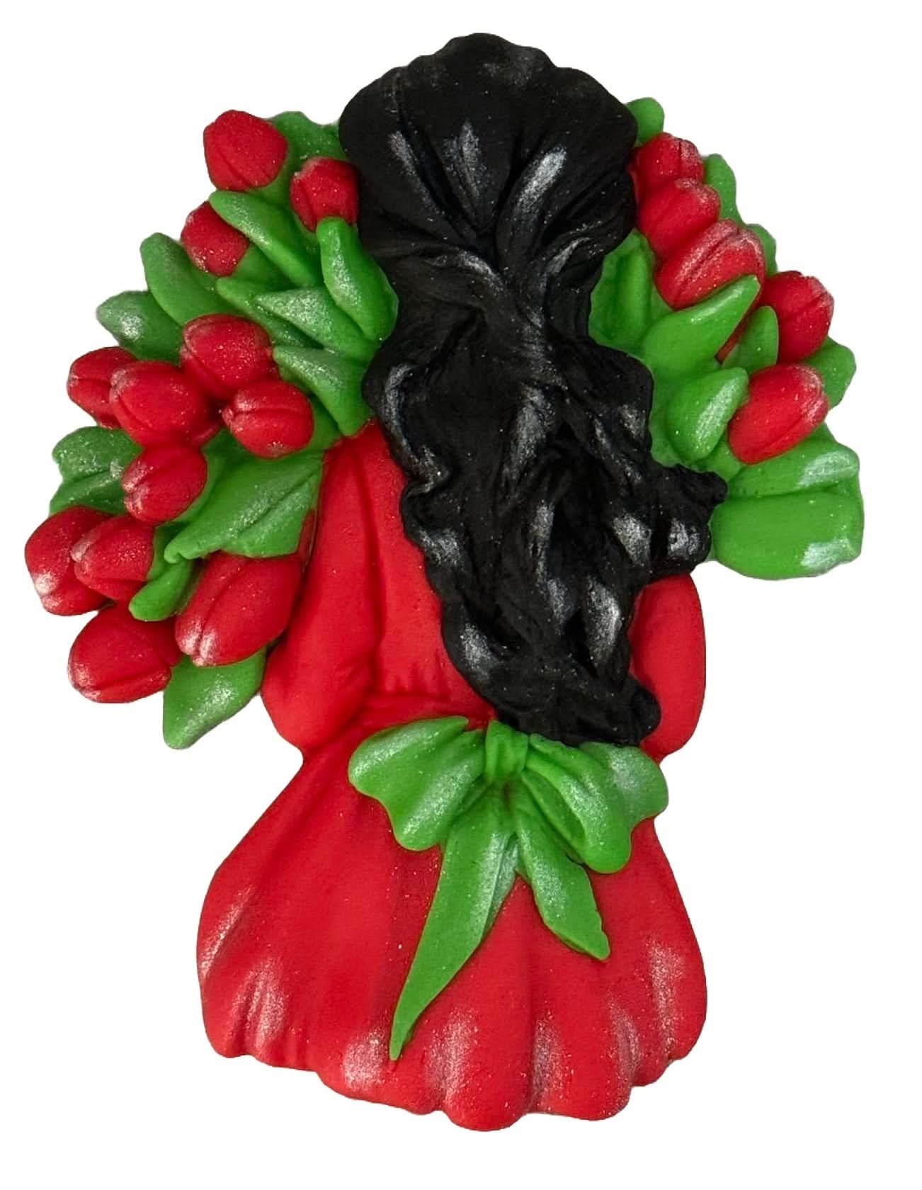 Essbare Zuckerdekoration, Beautiful Lady Sugar Paste Dekorationen Nati Shop