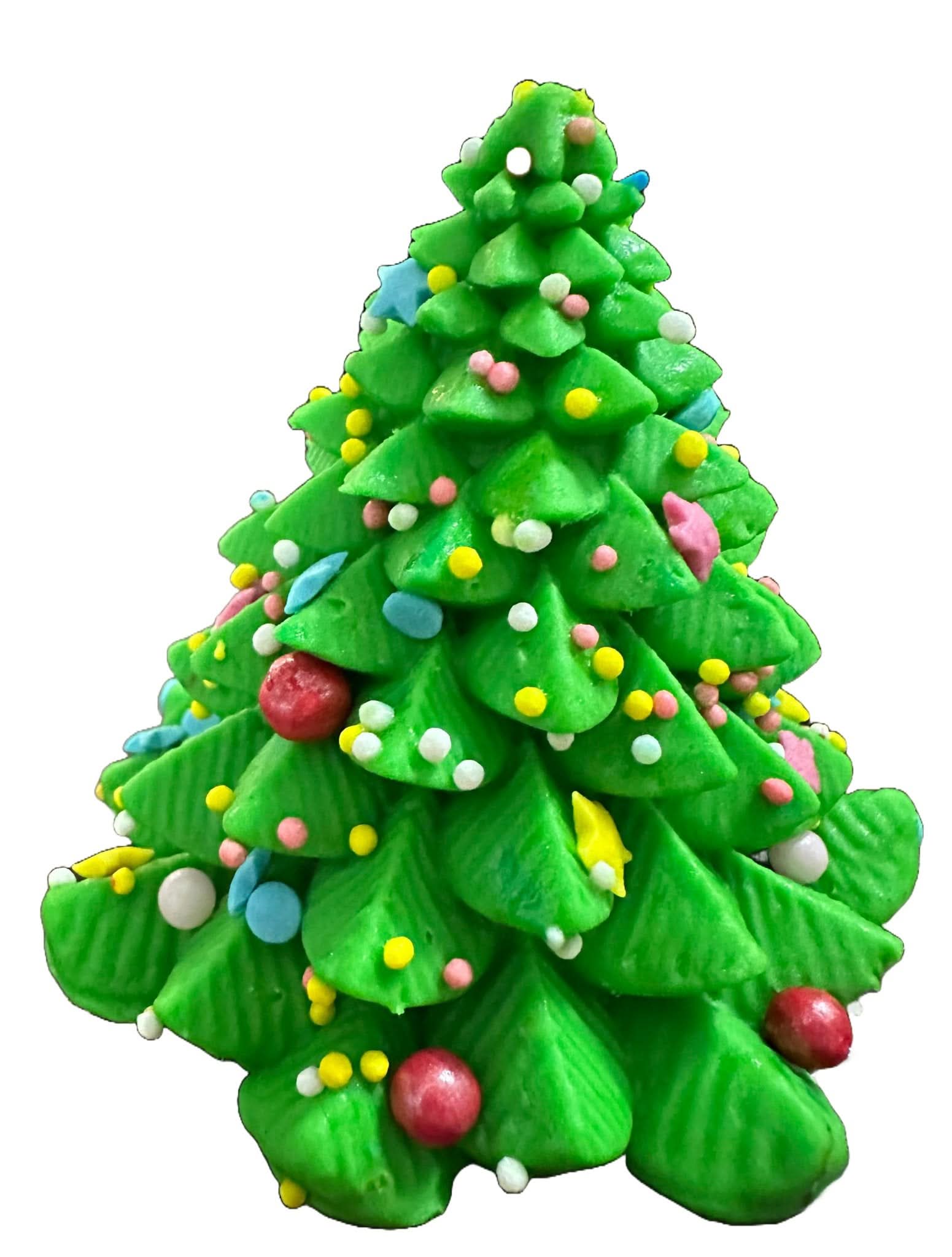 Essbare Zuckerdekoration, Weihnachtsbaumdekorationen aus Zuckerpaste Nati Shop