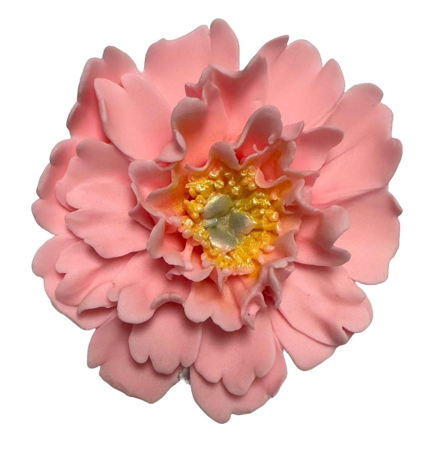 Essbare Zuckerdekoration, Rosa Pfingstrose Zuckerpaste Dekorationen Nati Shop