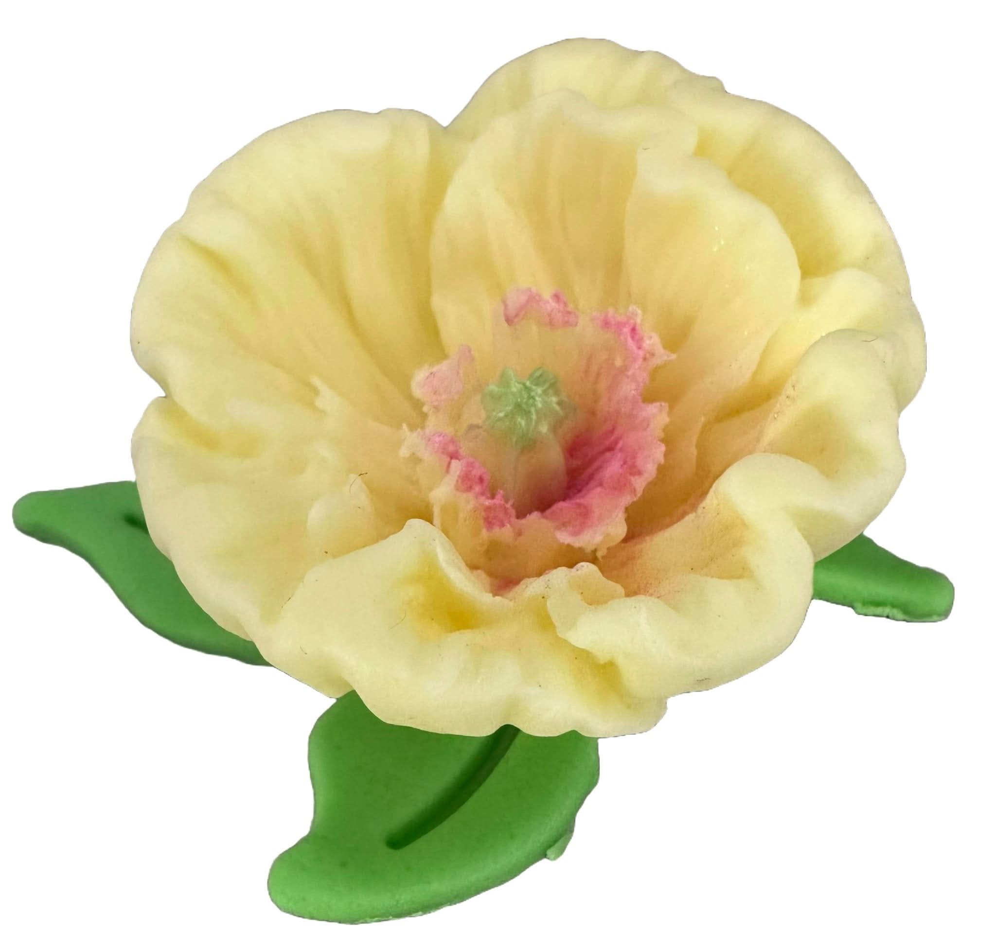 Essbare Zuckerdekoration, gelbe Tulpendekorationen von Sugar Paste Nati Shop