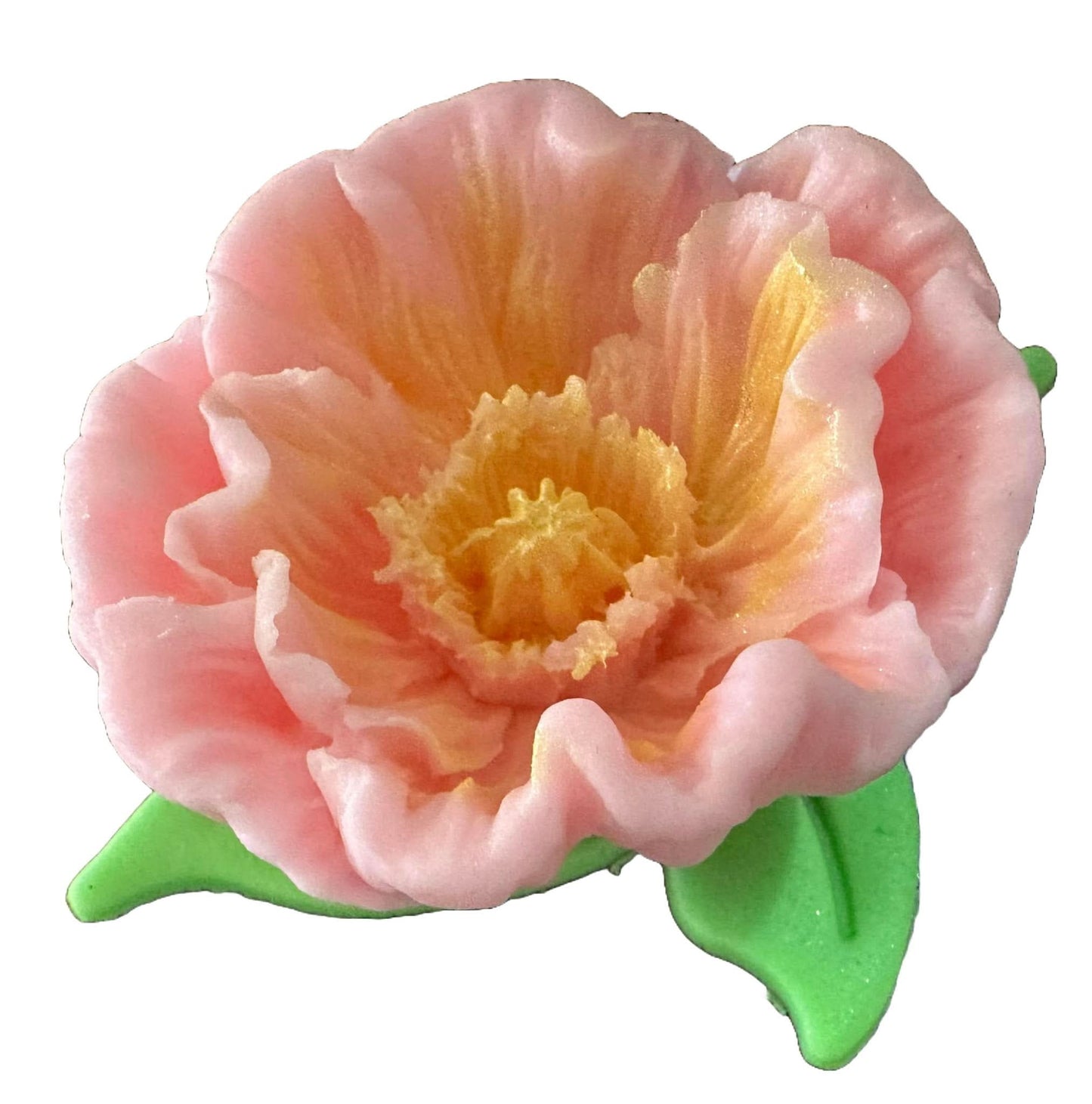Essbare Zuckerdekoration, rosa Tulpendekorationen von Sugar Paste Nati Shop