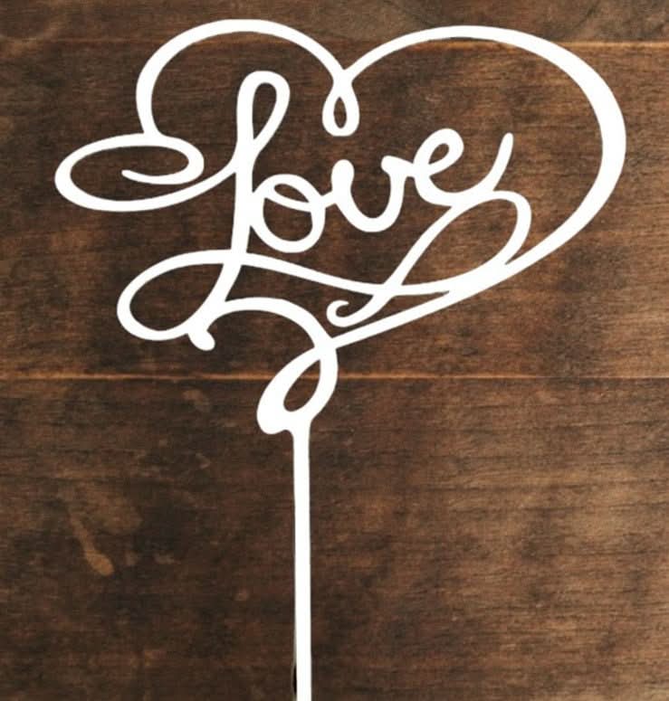 Nicht essbare Holzdekoration, LOVE Nati Shop