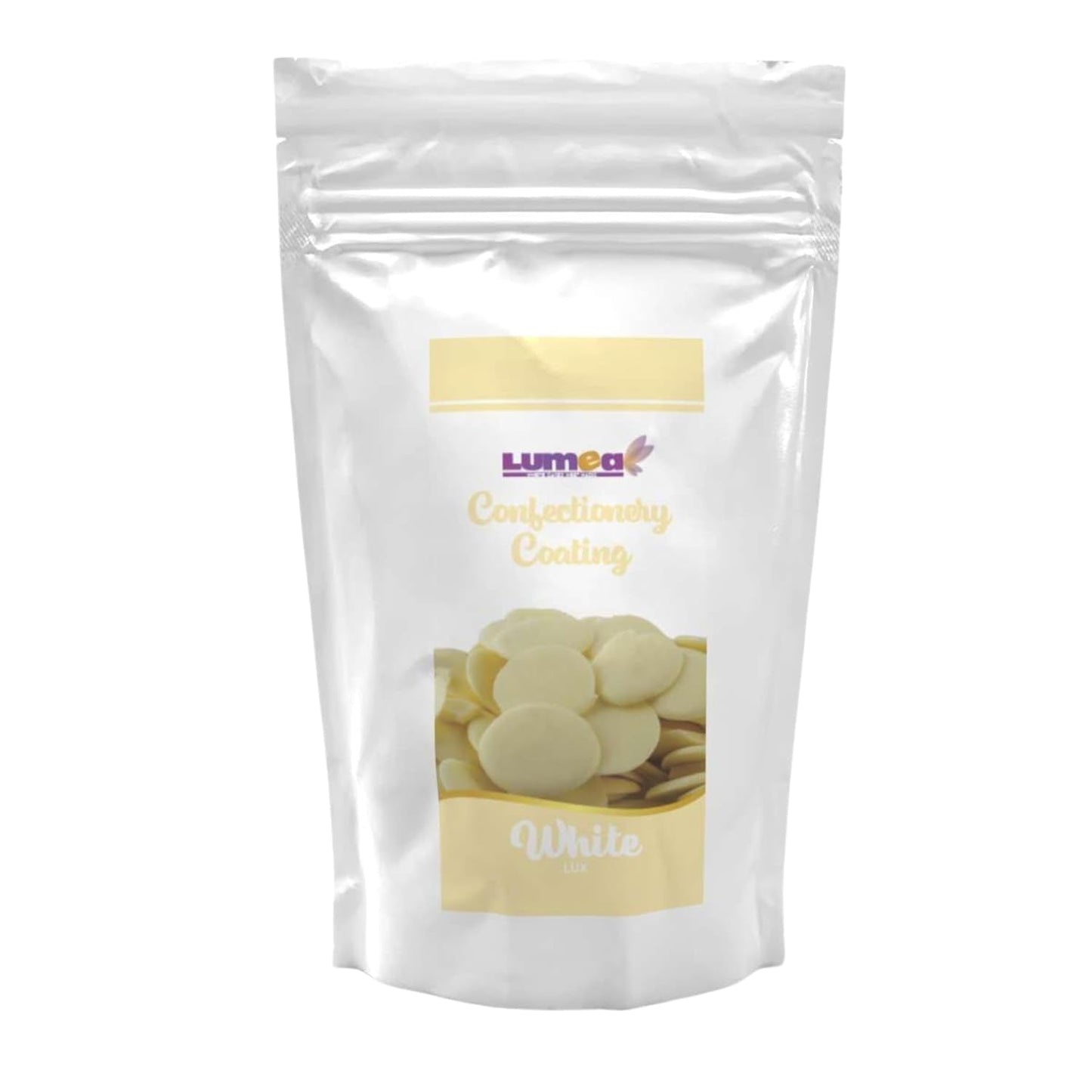 Dekozauber24 Kuvertüretropfen, weiß, 500g, mit weißem Schokoladen- und Vanillegeschmack, Deco Melts Chips, mikrowellengeeignet, für Cake Pops, Kuchen, Torten, Törtchen, zum Beträufeln oder Zuckerguss Naty Shop Weiße Zuckerpaste