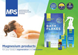 MRS 100 % natürliche Magnesiumchlorid-Flocken – ideales Badesalz für ein Fußbad, Vollbad und gegen Magnesiummangel – 4 kg Dusche und Bad Naty Shop