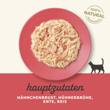 Applaws Premium natürliches Nassfutter für Katzen, Huhn mit Ente in Suppe, Dose 70 g (24 x 70 g)