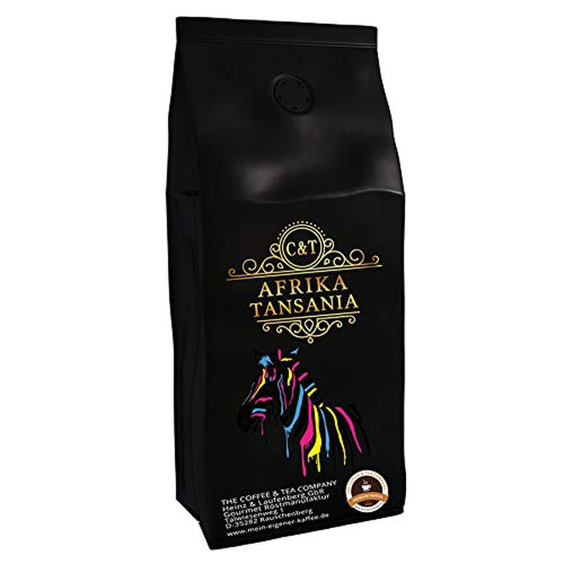 Spezialkaffee aus Afrika – Tansania, Kilimandscharo-Land – Single-Origin-Kaffee – Premium-Kaffee – geringer Säuregehalt – leicht geröstet und frisch (ganze Bohnen, 3 x 1000 Gramm)
