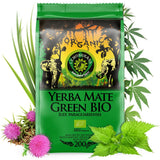 BIO Bio-Mate-Tee ● Yerba-Mate-Tee mit Zitronengras ● 200 g Frischer brasilianischer Mate-Tee ● Ungeröstet, heißluftgetrocknet ● Nur Bio-Zutaten ● Loser grüner Tee