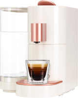 K-FEE TWINS II Kapsel-Espressomaschine für Kaffee, Tee und Kakao | Espressomaschine für große Tassen | Schnelles Aufheizen | 2,3 l Wassertank | 19 Takte | Schwarz-Kupfer