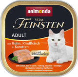 animonda Vom Feinsten Nassfutter für ausgewachsene Katzen, Hühnersorte, 6 x 100 g