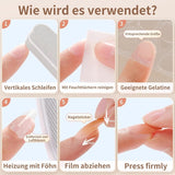 20 Jelly-Nagelklebetabletten – klare, starke, doppelseitige Klebepads, wasserfest, wiederverwendbar, zum Aufdrücken der Nägel, DIY-Maniküre-Set, Nagelzubehör