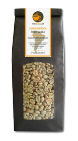 Rohkaffee - Rohkaffee Kenia, Indien, Brasilien (reduzierte Packung grüne Kaffeebohnen 3x500g) - GMP-Zertifikat