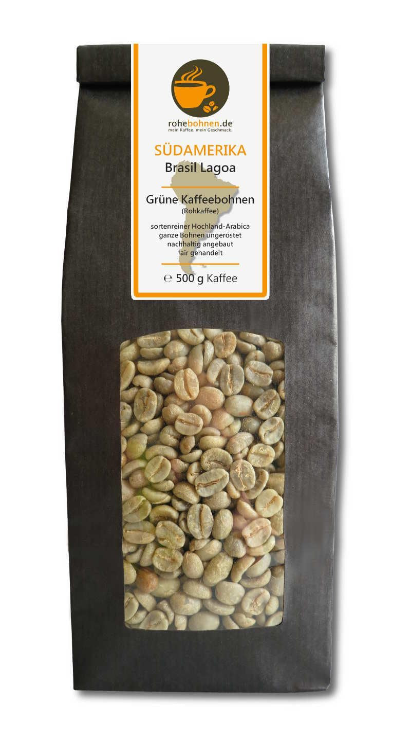Rohkaffee - Rohkaffee Kenia, Indien, Brasilien (reduzierte Packung grüne Kaffeebohnen 3x500g) - GMP-Zertifikat