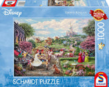 Schmidt Spiele 58038 Disney Cinderella Happily Ever After Thomas Kinkade Puzzle 1000 Teile Mehrfarbiges Puzzle Naty Shop Standardtitel