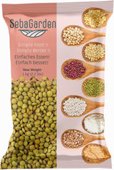 Grüne Linsen – Sorte Laird, 1 kg Packung | Premium-Qualität, ganze Linsen | Reich an Proteinen und Ballaststoffen | Vegan, gentechnikfrei | Ideal für Suppen, Salate, Currys und die Zubereitung von Mahlzeiten