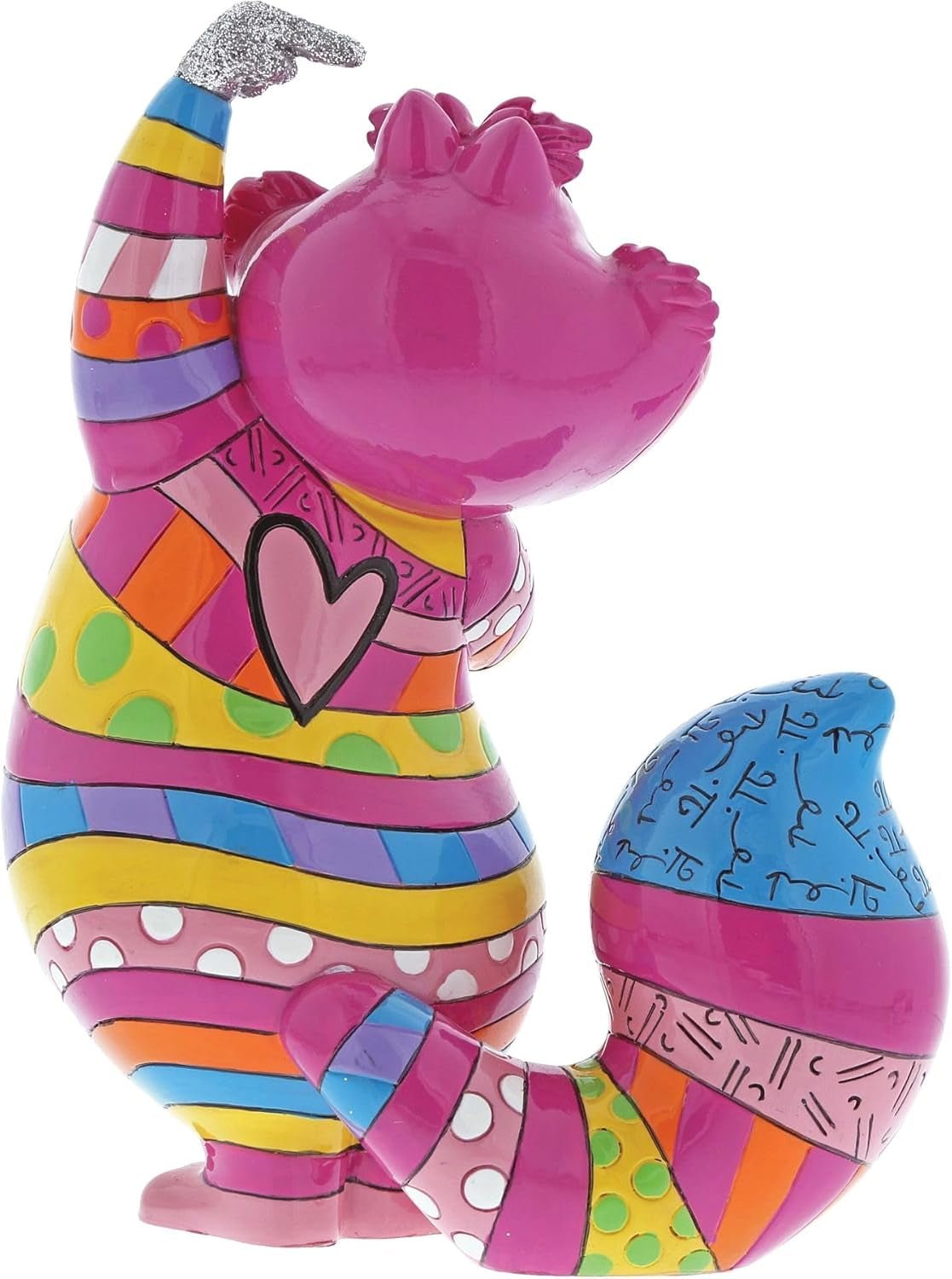 Disney Britto Collection Cheshire Cat Figur, farbige Statuetten und Skulpturen Naty Shop