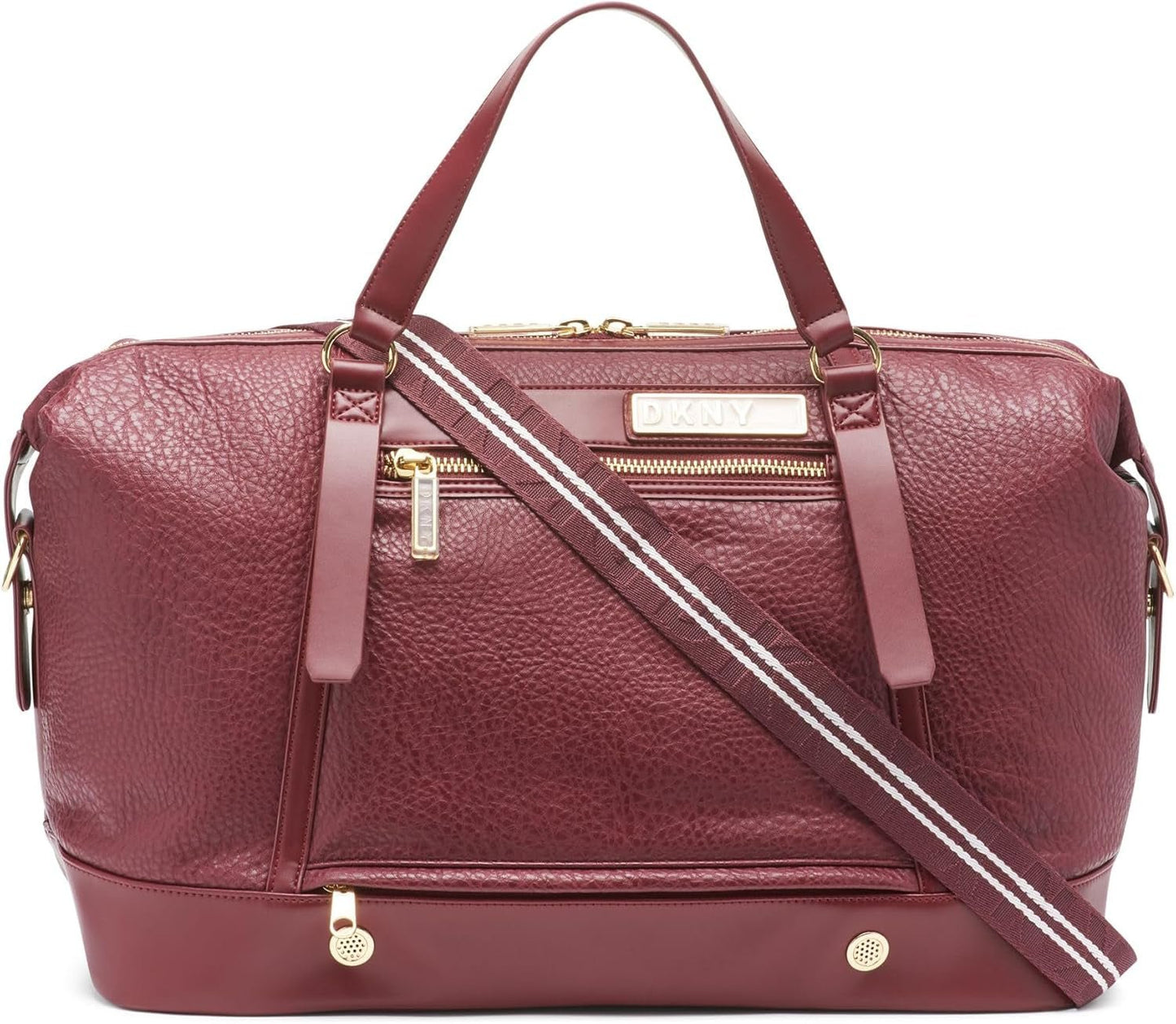 DKNY Duffel Softside Weekender-Gepäck, Rotwein, Wein, Duffel Softside Weekender-Gepäck, Gepäck und Reiseausrüstung, Naty Shop