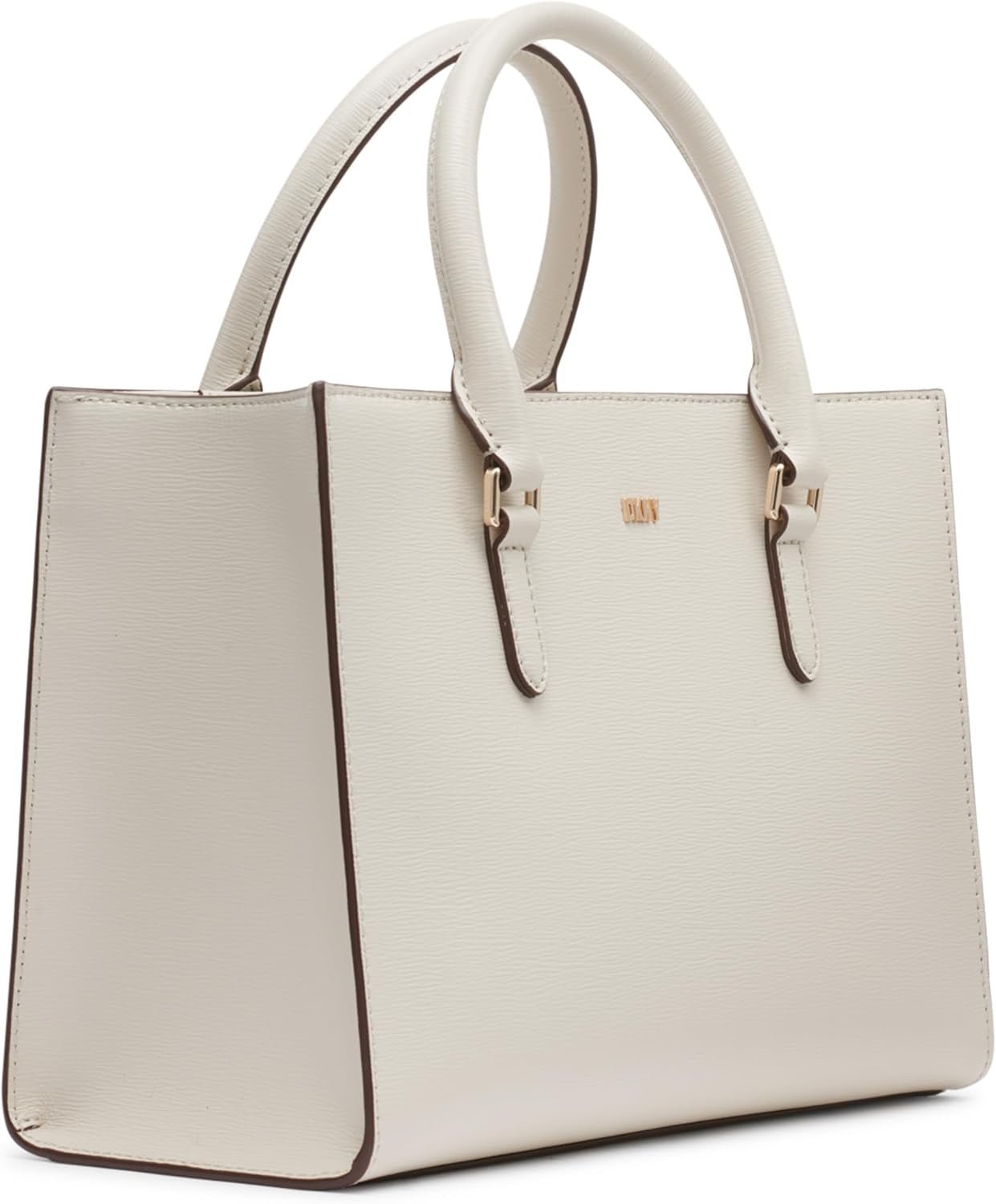 DKNY Damen Perri Satchel mit Logo-Anhänger, Einheitsgröße Damentaschen Naty Shop