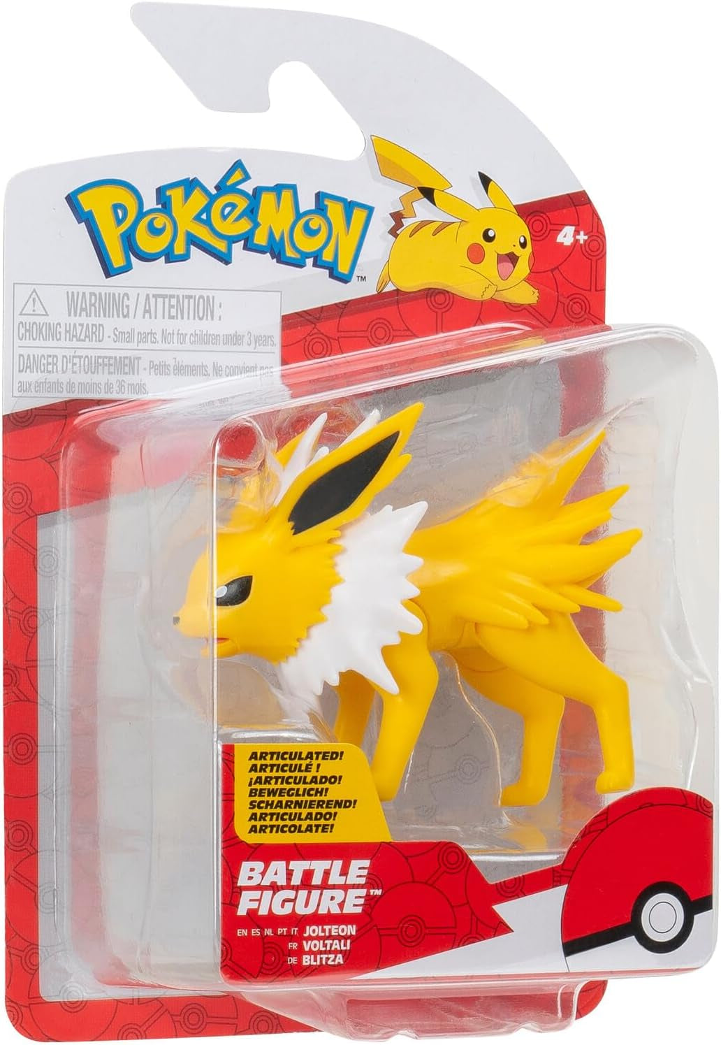 Pokémon PKW3574 – Kampffiguren-Paket – Blitza, offizielle detaillierte Figur, 7,5 cm. Actionfiguren Naty Shop