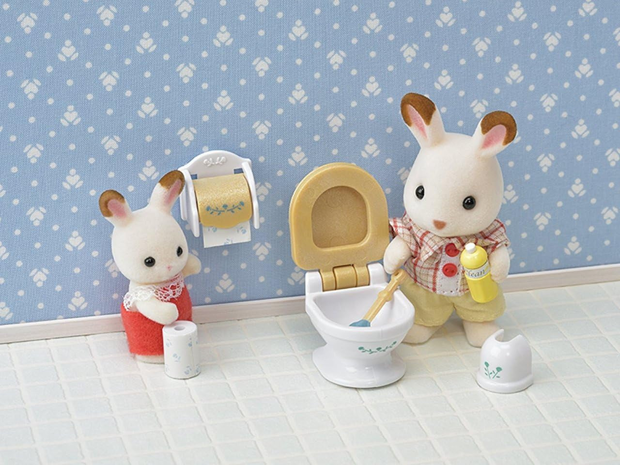 Sylvanian Families 5286 Rustikales Badezimmer – Puppenhausmöbel