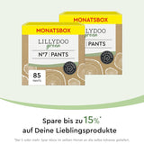 LILLYDOO Eco Pants Größe 7 (17+ kg) Monatsbox (85 Stück)
