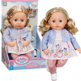 BABY born Sophia Rose – 36 cm große weiche Puppe – Puppe mit hochwertigen blonden Haaren und schläfrigen Augen – Geeignet für Kinder ab 1 Jahr