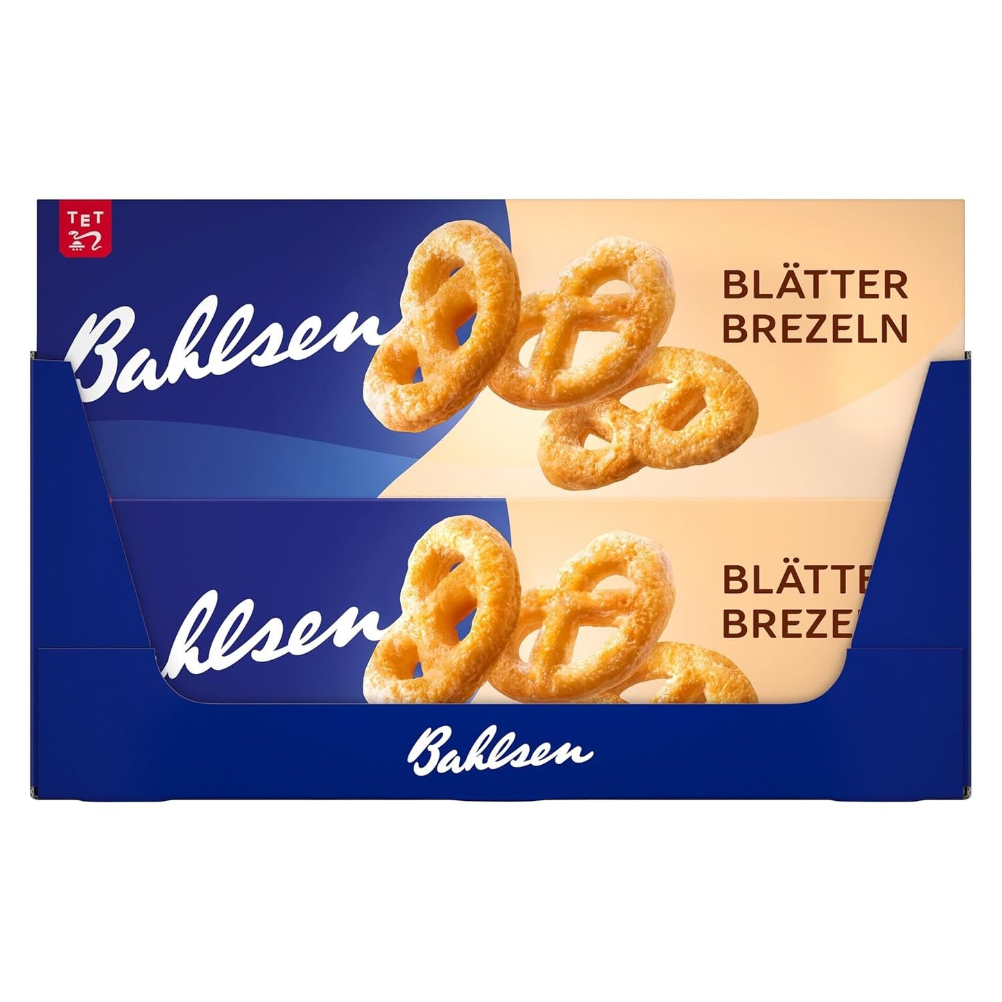 Bahlsen Blätterteig - 12er Pack - Karamellisierter Blätterteig in Brezelform (12 x 100g)