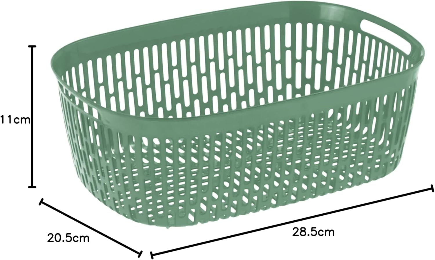 Säge zum Konservieren von Fruchtaroma, Kunststoff, grün, 4 LT – rechteckige Lebensmittelaufbewahrungsboxen Naty Shop