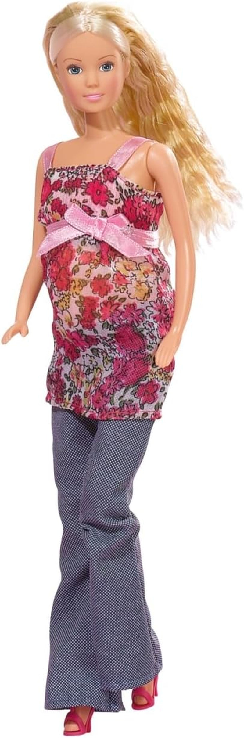Simba 105734000 - Steffi Love Welcome Baby, Schwangere Puppe, Mit dem Baby im Bauch, Zubehör, Anziehpuppe, 29 cm, Für Kinder ab 3 Jahren Naty Shop Dolls Standardtitel