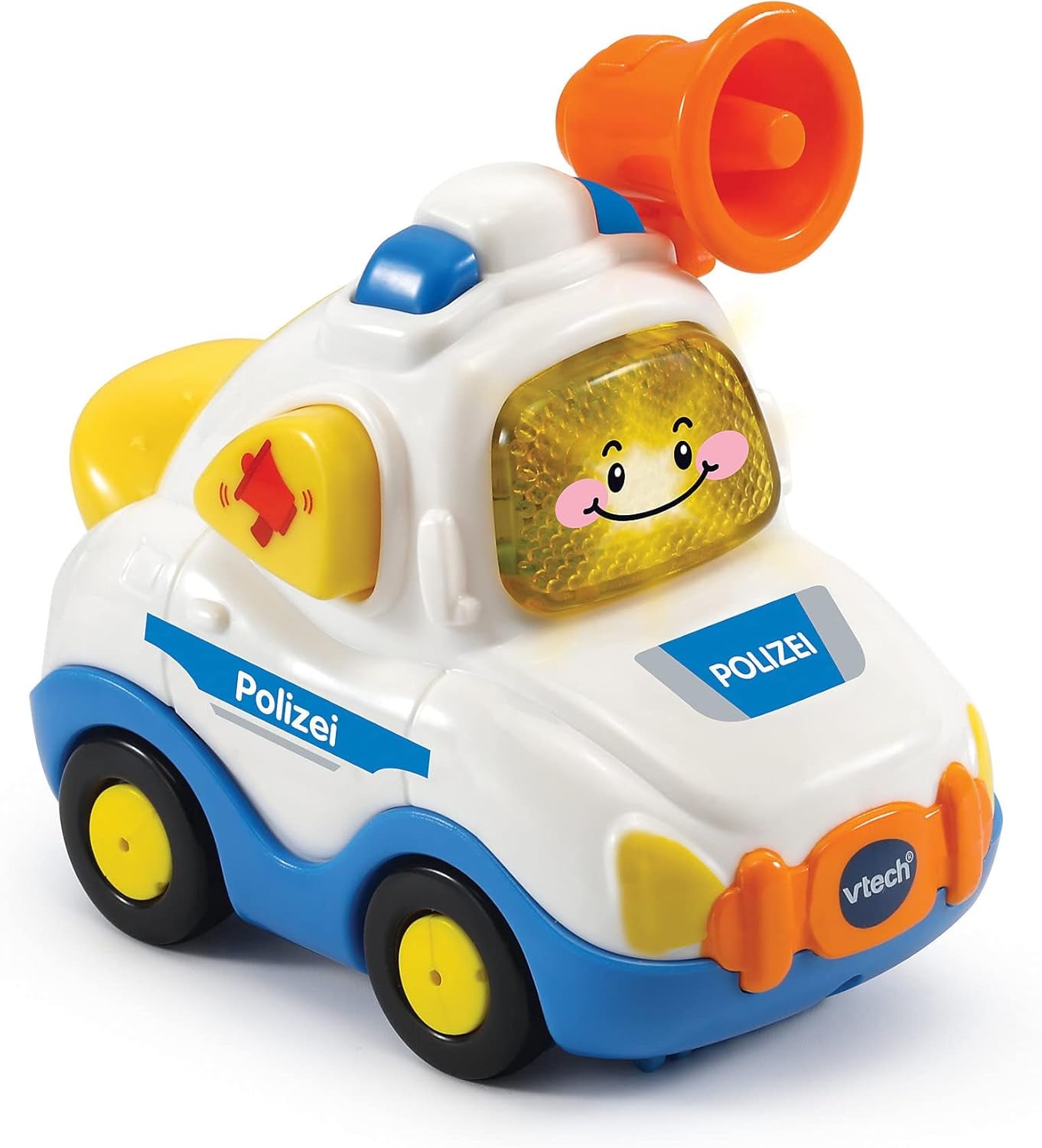 Vtech TUT TUT Baby Flitzer – Polizei – Für 1–5 Jahre & TUT TUT Baby Flitzer – Feuerwehrauto – Spielzeugauto mit Musik, Lichtknopf, Sätzen und interessanten Geräuschen – Für 1–5 Jahre Babyspielzeug Naty Shop