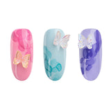 NÉONAIL Nageldekoration 3D Nail Art Schmetterlinge - Nail Charms - Nägel Selber Machen - Nails - Nageldesign Accessories - Nailart - Nail Art Zubehör - Nagel Deko - Nagelschmuck - Mehrfarbig