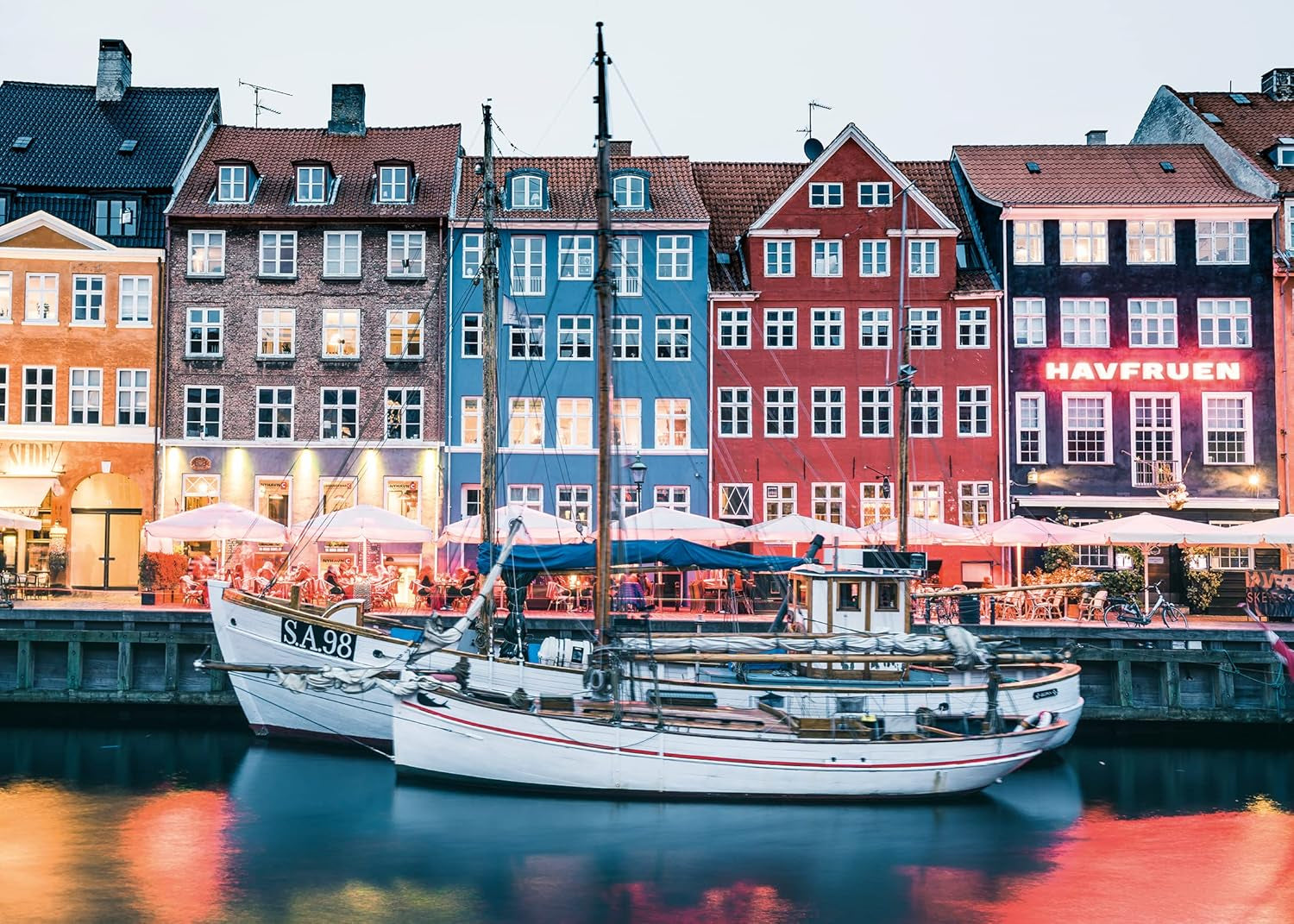 Ravensburger Puzzle Scandinavian Places 12000111 – Kopenhagen, Dänemark – 1000-teiliges Puzzle für Erwachsene und Kinder ab 14 Jahren. Puzzle Naty Shop Alte Version