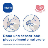 MAM Air Night Schnuller 6–16 Monate (2er-Pack) MAM Schnuller 6–16 Monate, leuchtet im Dunkeln für empfindliche Haut, Babyzubehör 2er-Pack mit Silikonsauger und Schnullerhalter, neutral/grün