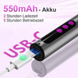 Kabellose elektrische Nagelfeile – 35.000 U/min für Gelnägel, 12-in-1 professionelle Nagel- und Acryl-Nagelfeile, 5-Gang-Maniküre- und Pediküre-Set
