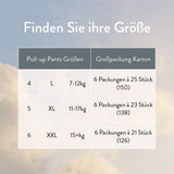 Push-Up-Windeln, Größe 6 XXL (ab 15 kg) – 1 Beutel mit 21 Stück – Keine Schadstoffe, umweltfreundlich, ultraflach, für den Nachtgebrauch – Hergestellt in Dänemark