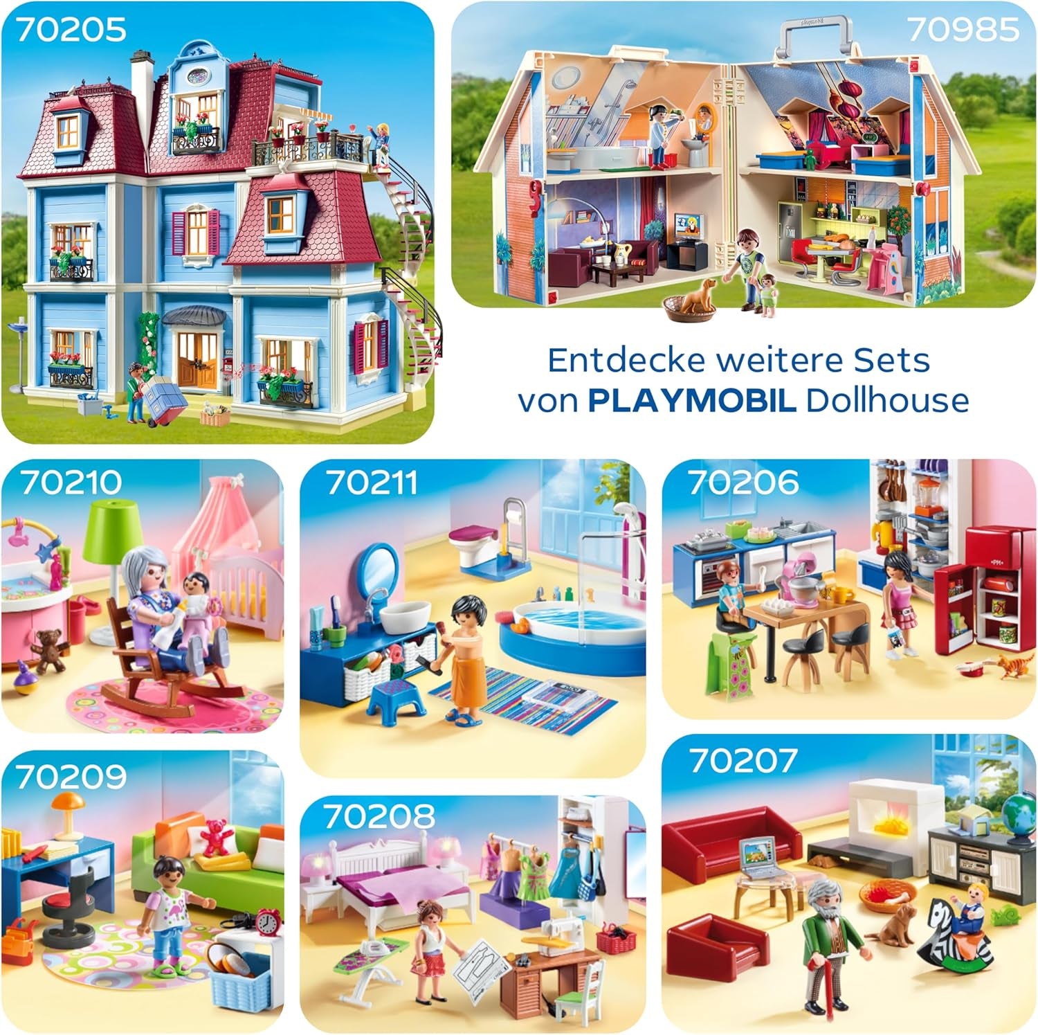 PLAYMOBIL Puppenhaus 70209 Jugendzimmer mit Mädchenfigur und Zubehör, ab 4 Jahren