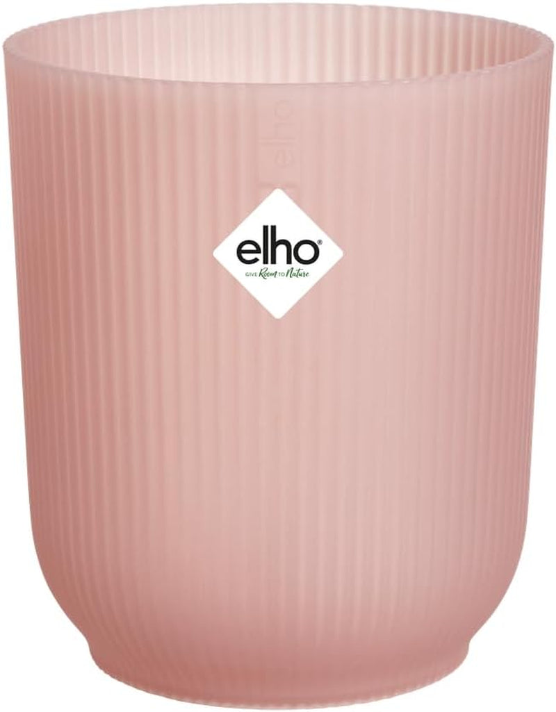 elho Vibes Fold Orchid High 12,5 cm – Orchideentöpfe für den Innenbereich – Blumentöpfe für den Innenbereich – 100 % recycelter Kunststoff – Weiß/Seidenweiß