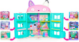 DREAMWORKS GABBY'S DOLLS HOUSE – Deluxe-Zimmer-Spielset, Kitty-Narwal-Partyraum, thematische Möbel und Accessoires, ab 3 Jahren