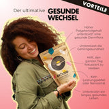 EXHALE Bio GANZE BOHNEN – Dunkel gerösteter Kaffee – 450g Packung – Mykotoxinfrei & geeignet für Bulletproof Coffee – Single Origin und 100% Arabica Bohnen