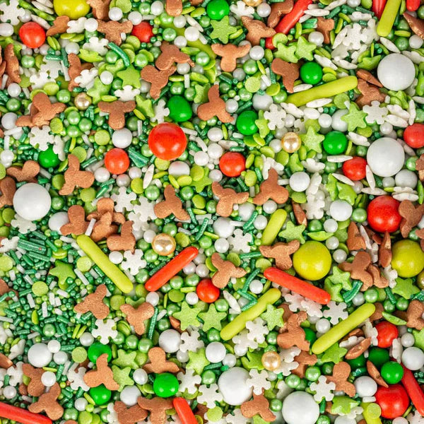 Super Streusel Hohoho Streusel Weihnachten – Festliche Dekoration für leckere Kuchen 90 g