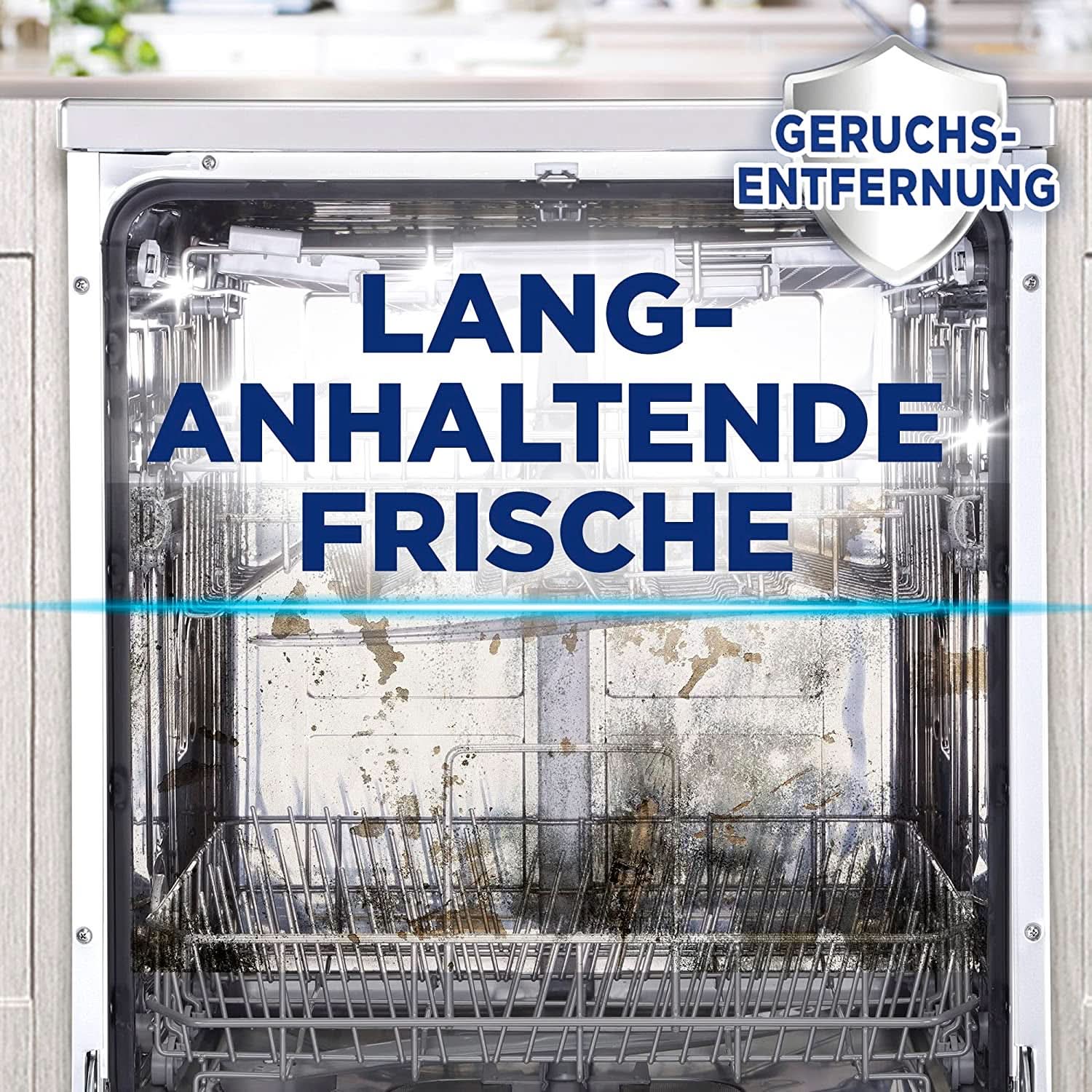 Finish Deep Machine Cleaner Citrus – flüssiger Maschinenreiniger gegen Kalk und Fett für eine saubere Spülmaschine – Naty Shop Sparpack