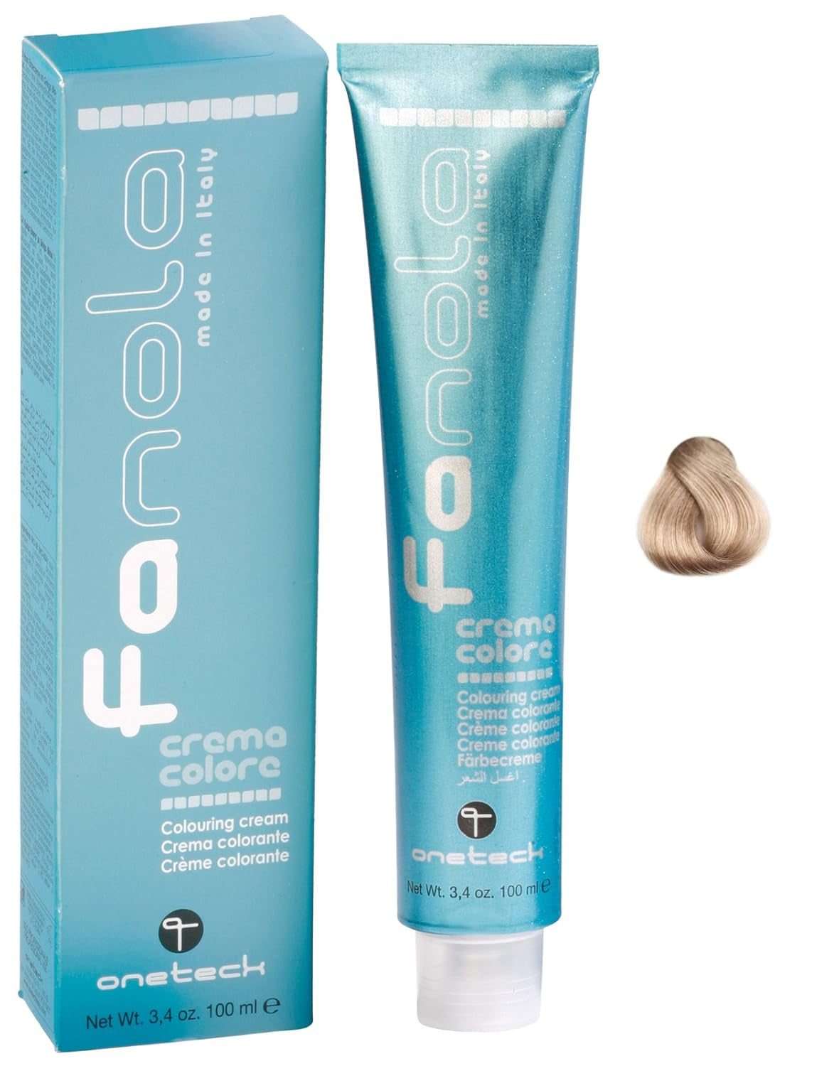 Fanola crema colore Farbcreme 7,0 Blond, 100 ml Haarfärbemittel Naty Shop 12,2 Super Blond Platinum Pearl Extra
