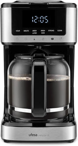 Ufesa CG7114 Capriccio Filterkaffeemaschine, 6 Tassen, 600 W, Karaffe 0,6 l, Anti-Tropf-System, automatische Abschaltung, blau