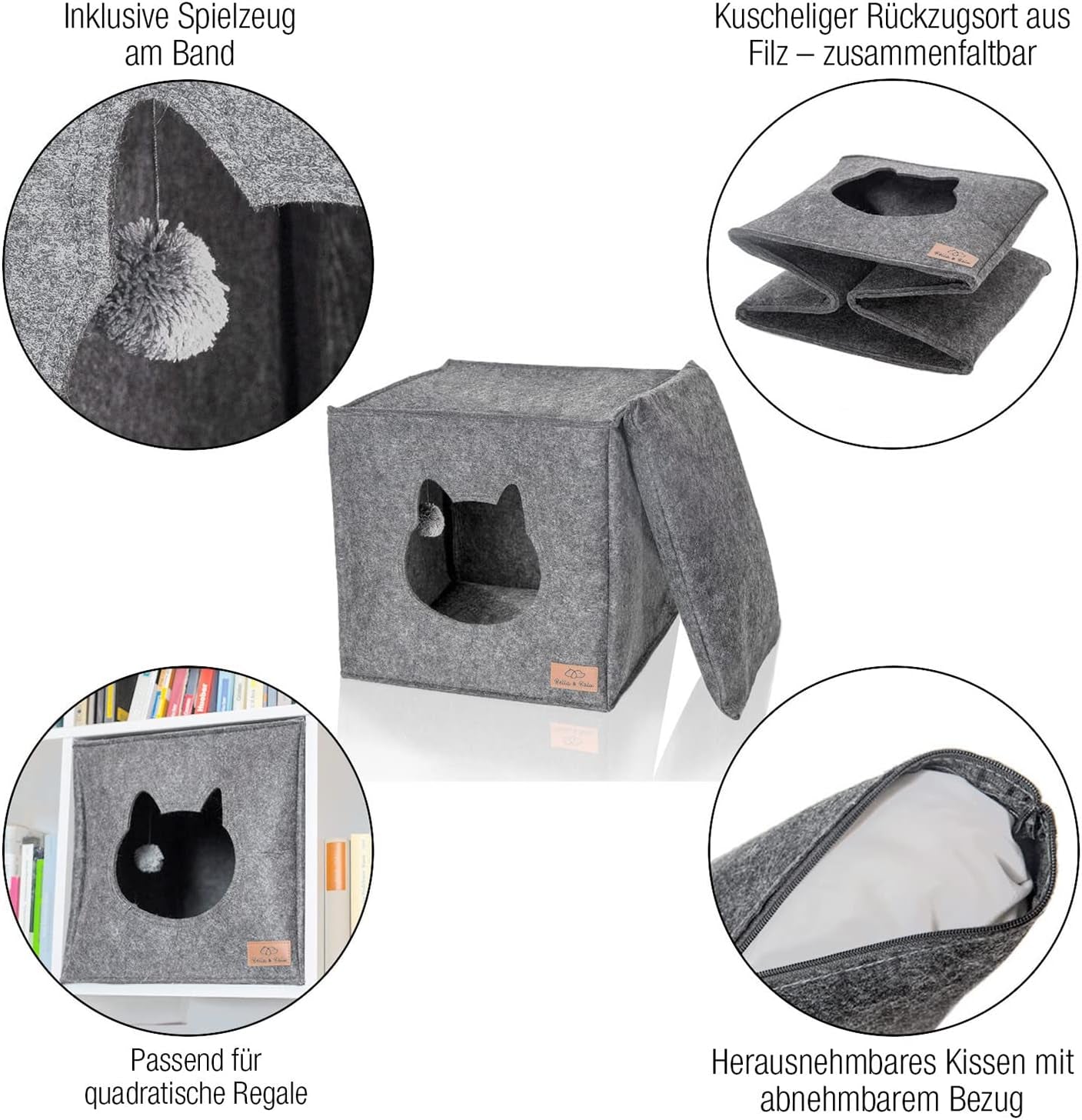 Decken und Möbel, Haustiere, Höhlen und Häuser, Katzen, Betten für Katzen, Katzenbetten, Matratzen
