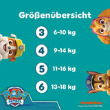 Pampers Baby-Dry Puppy Patrol Edition Windeln, Größe 5, 186 Windeln, 11 kg – 16 kg, bis zu 100 % Auslaufschutz und Komfort die ganze Nacht