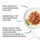 Gourmet Perle Select Strips Nassfutter für Katzen mit Huhn, 26er Pack (26 x 85 g)