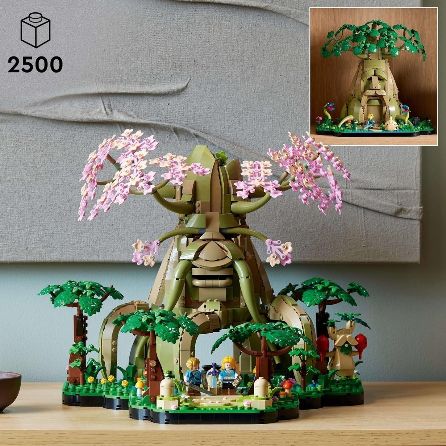 LEGO The Legend of Zelda Deku Tree 2-In-1 – Sammelstück mit Prinzessin Zelda und 3 Link-Minifiguren – Bauset für Erwachsene und Geschenkidee für Videospielfans – 77092 Bausets Besuchen Sie den LEGO-Store