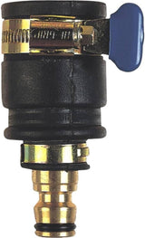 Steckbarer Wasserhahnanschluss | Durchmesser 20-30 mm | Massives Messing | Sicher und langlebig | Sichere Befestigung | Robust und korrosionsbeständig, schwarz/silber/gold