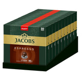 Jacobs Kaffeekapseln Espresso Intenso, Intensität 10/12, 10 x 20 Getränke, Nespresso* kompatible Kaffeekapseln, 200 Kapseln